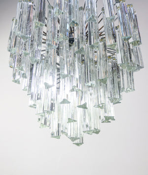 lampadario trilobo design paolo venini 1970s vetro murano trilobi chandelier