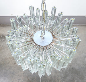 lampadario trilobo design paolo venini 1970s vetro murano trilobi chandelier