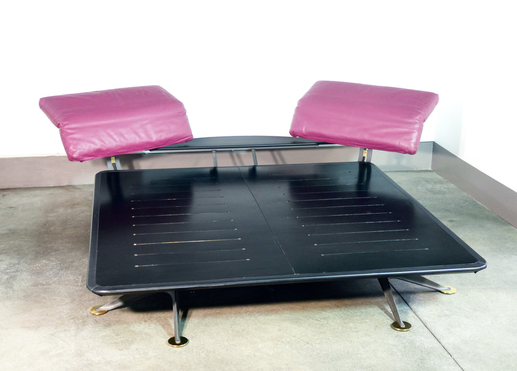 letto adia design paolo piva per beb italia 1980s matrimoniale regolabile