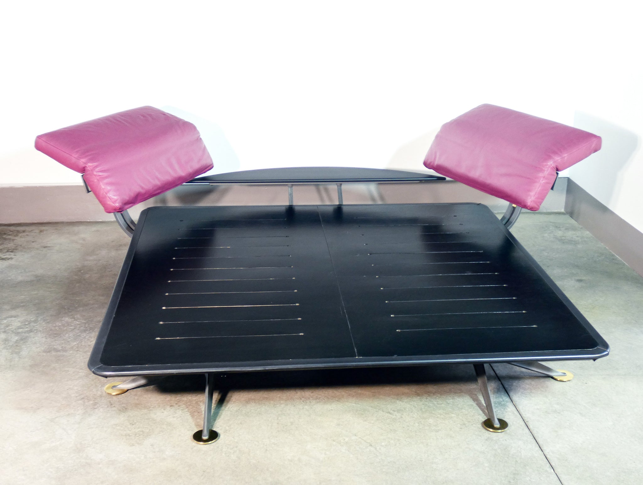 letto adia design paolo piva per beb italia 1980s matrimoniale regolabile