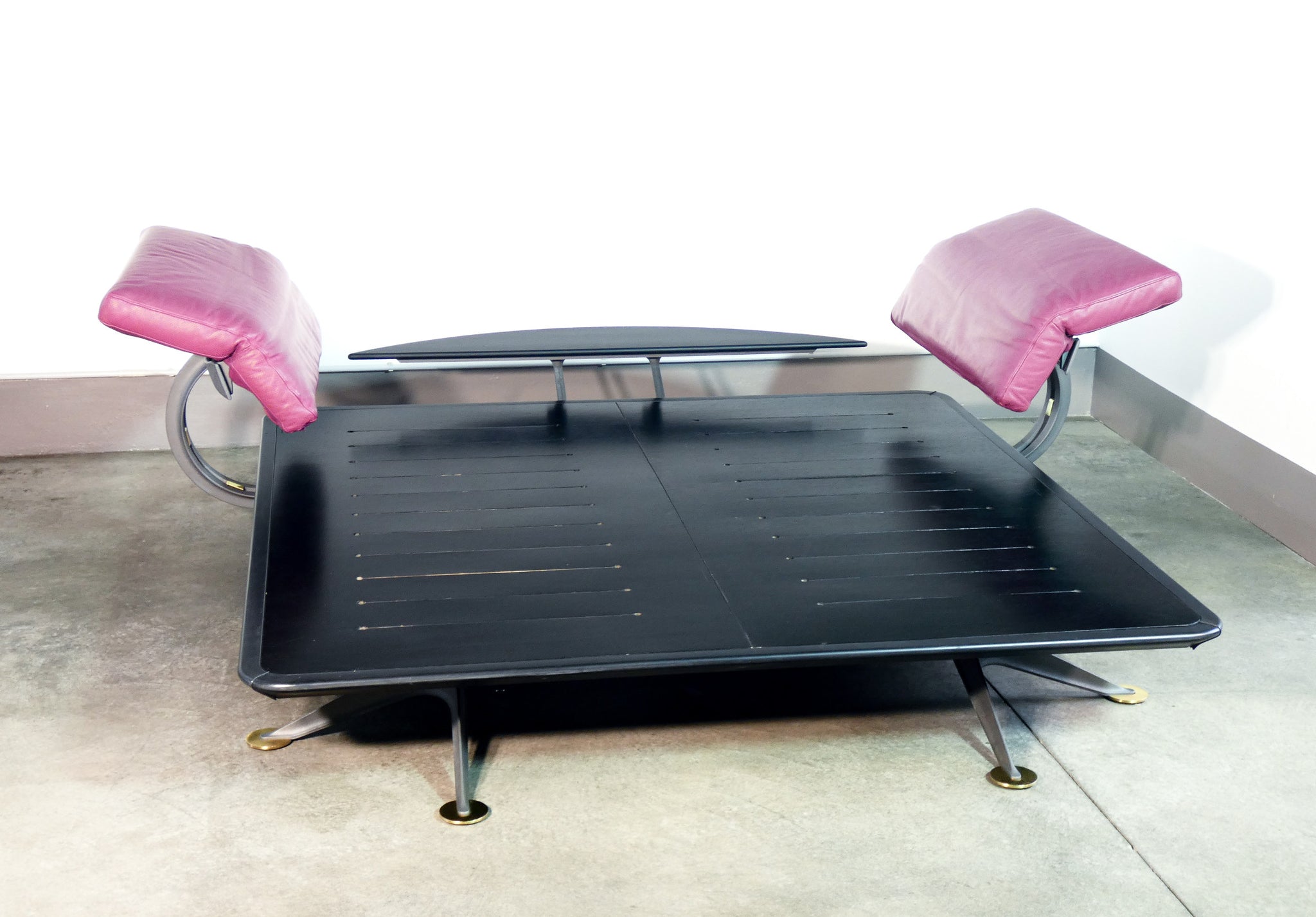 letto adia design paolo piva per beb italia 1980s matrimoniale regolabile