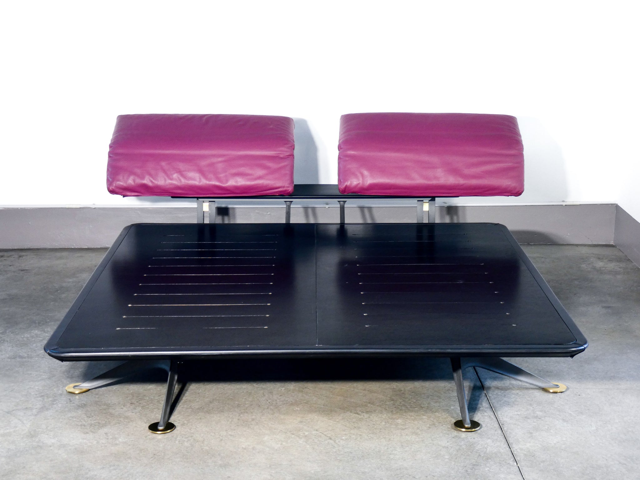 letto adia design paolo piva per beb italia 1980s matrimoniale regolabile