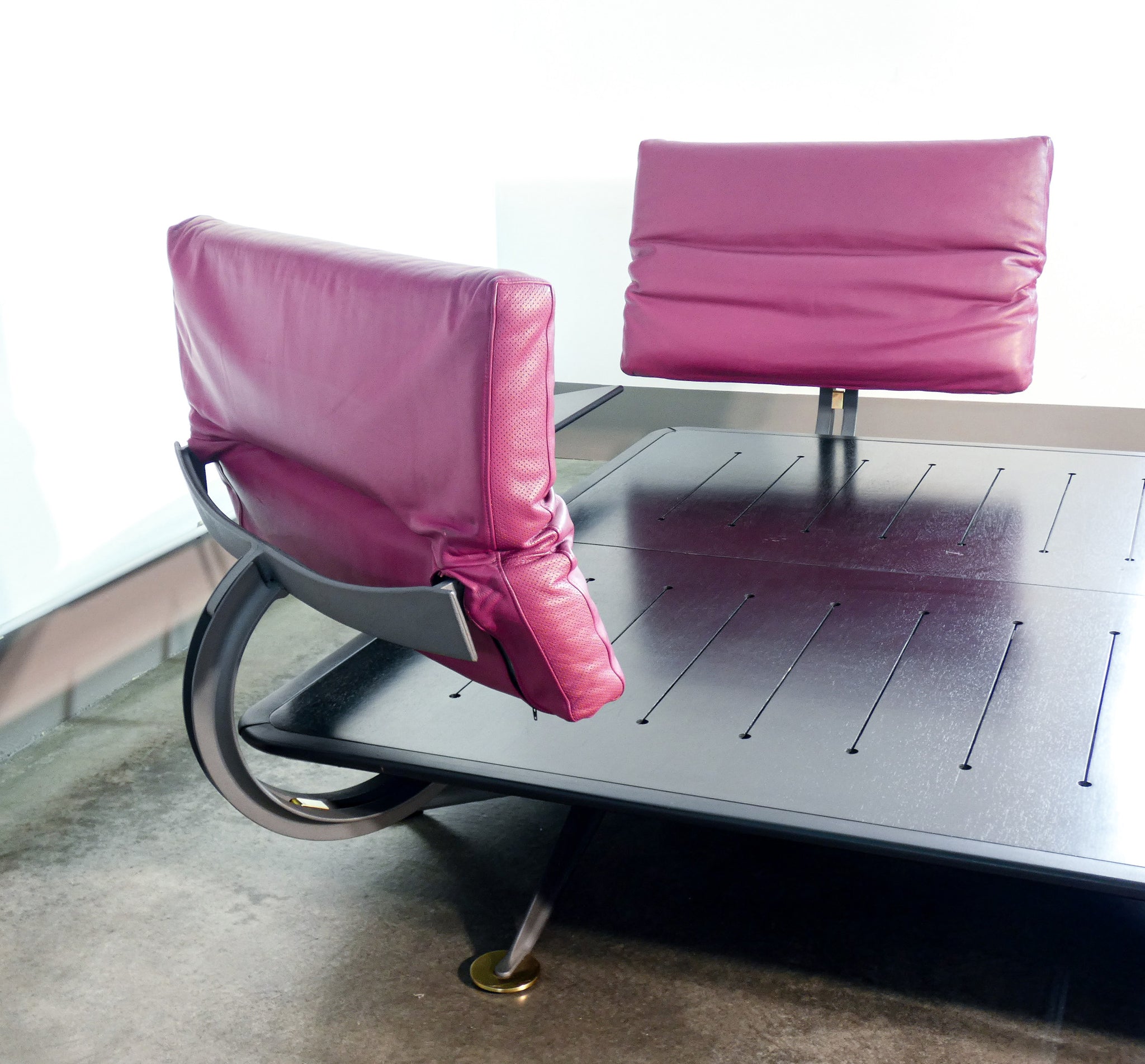 letto adia design paolo piva per beb italia 1980s matrimoniale regolabile