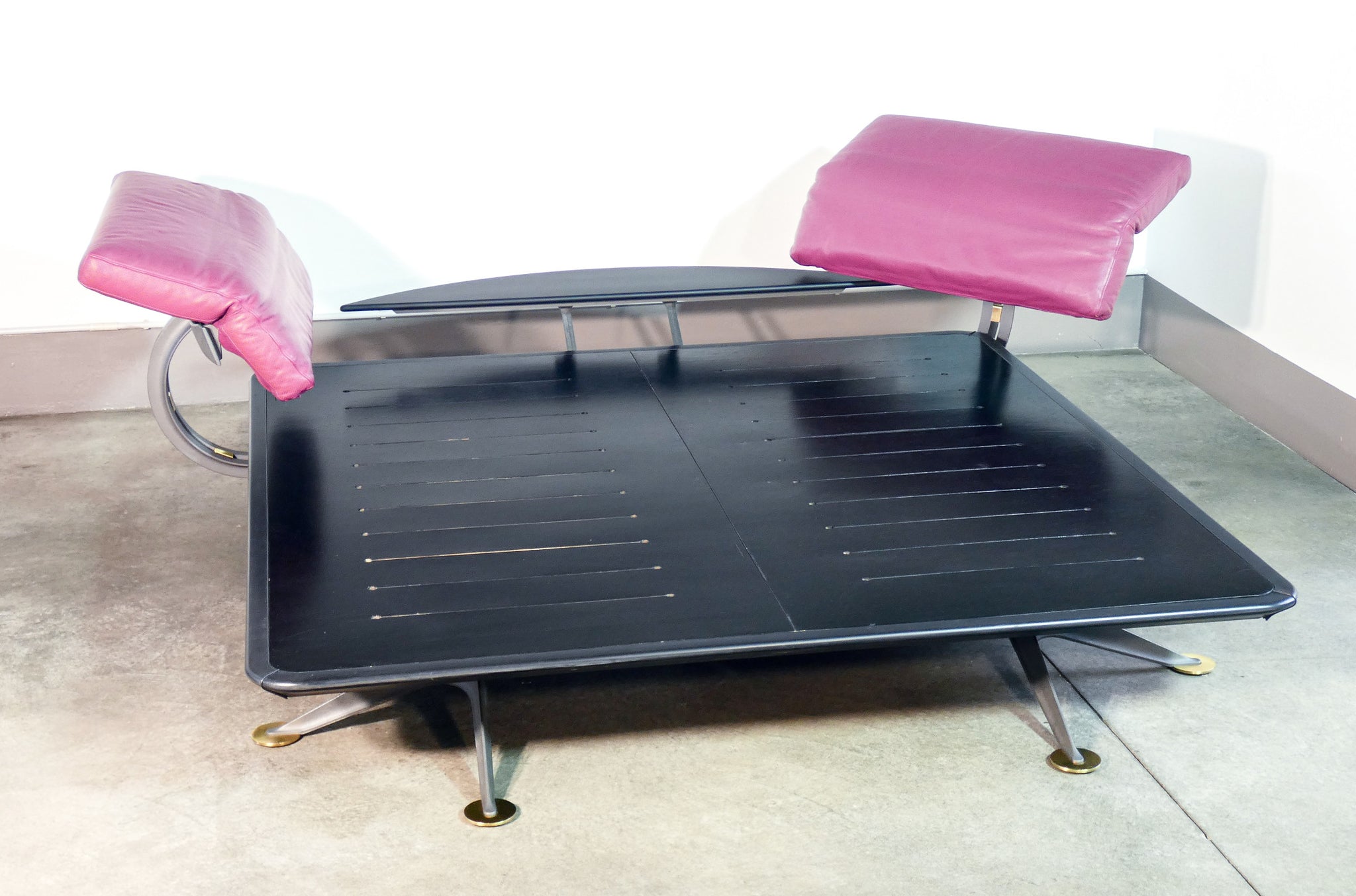 letto adia design paolo piva per beb italia 1980s matrimoniale regolabile