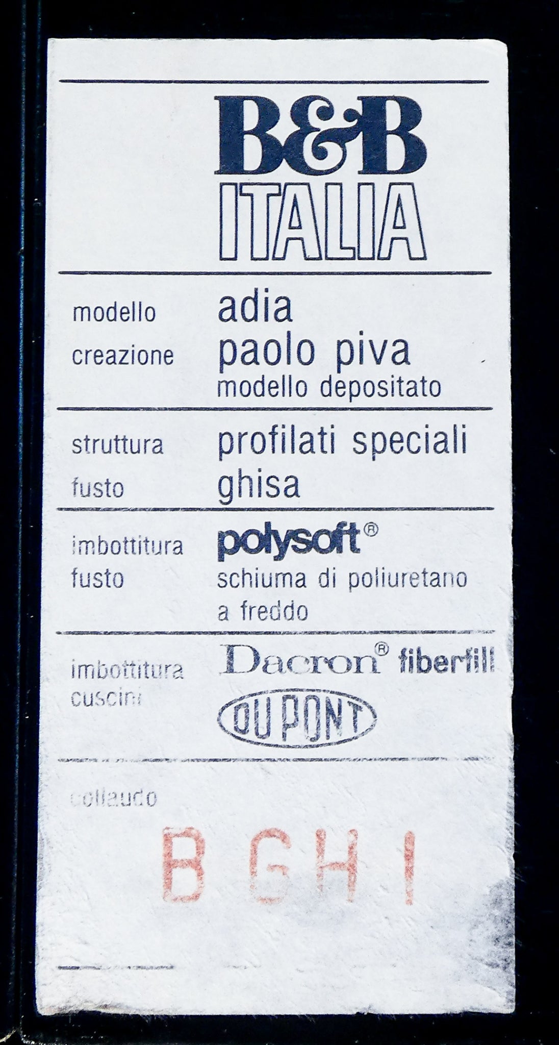 letto adia design paolo piva per beb italia 1980s matrimoniale regolabile