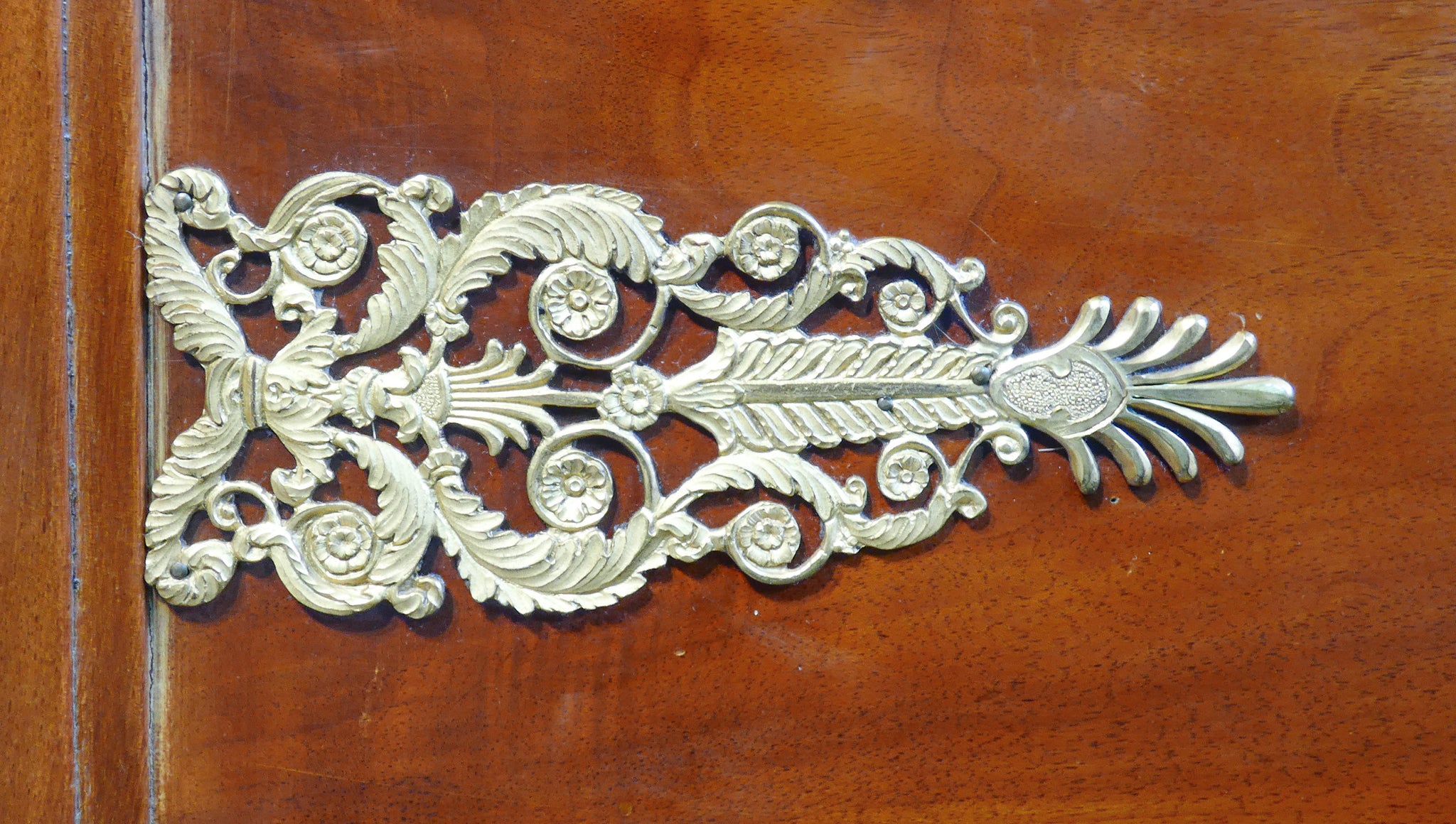 letto impero legno noce massello originale epoca 1800 divano sofa antico