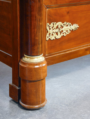 letto impero legno noce massello originale epoca 1800 divano sofa antico