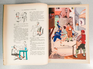 libro avventure pinocchio carlo collodi illustrato fiorenzo faorzi salani 1954
