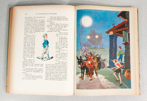 libro avventure pinocchio carlo collodi illustrato fiorenzo faorzi salani 1954