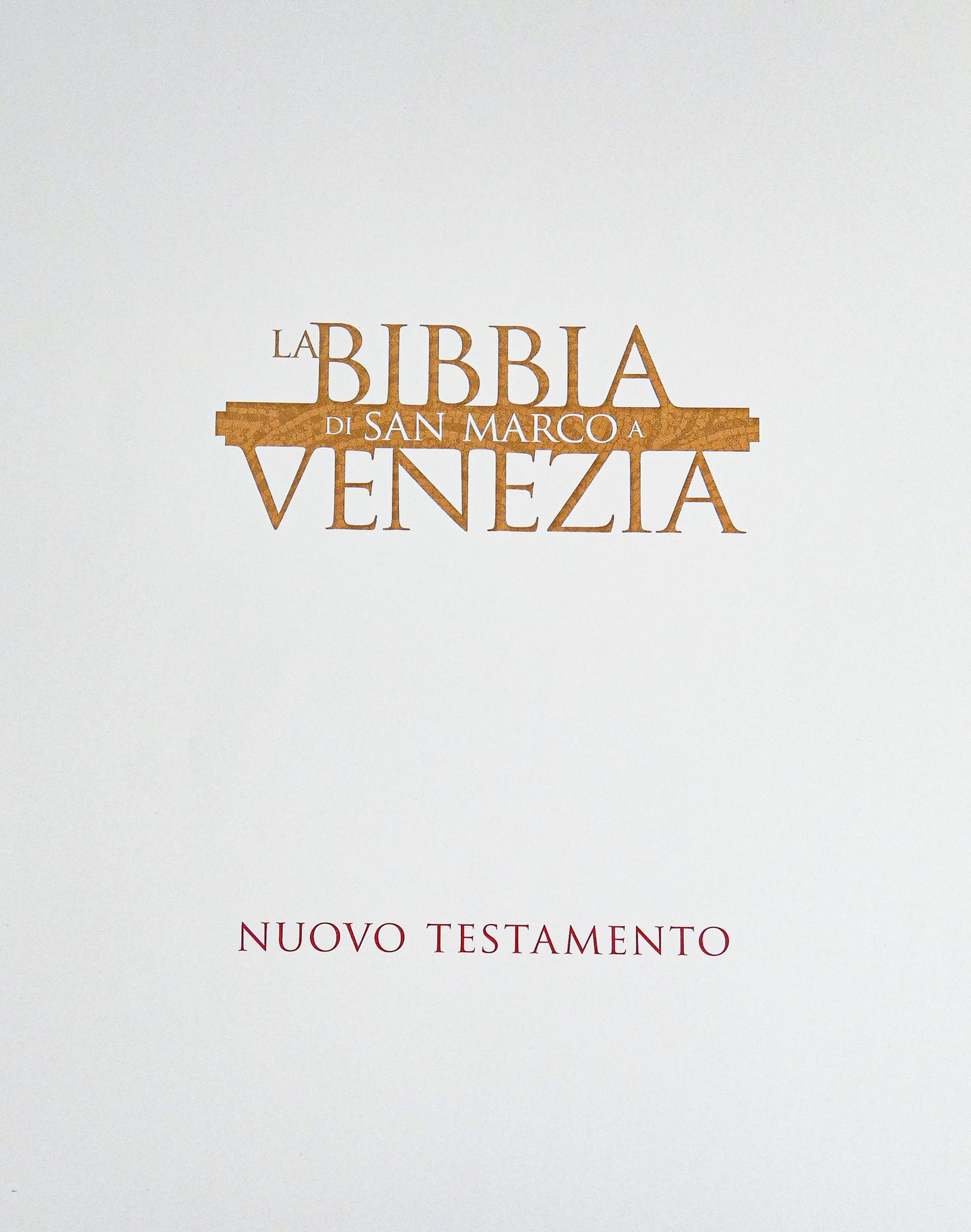 libro bibbia san marco nuovo testamento scripta maneant collezione mosaico