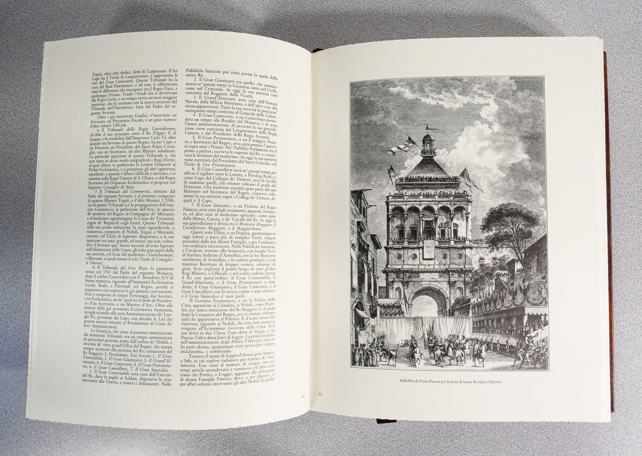 libro collezione borboni due sicilie editalia 1992 cuoio sbalzato ed limitata