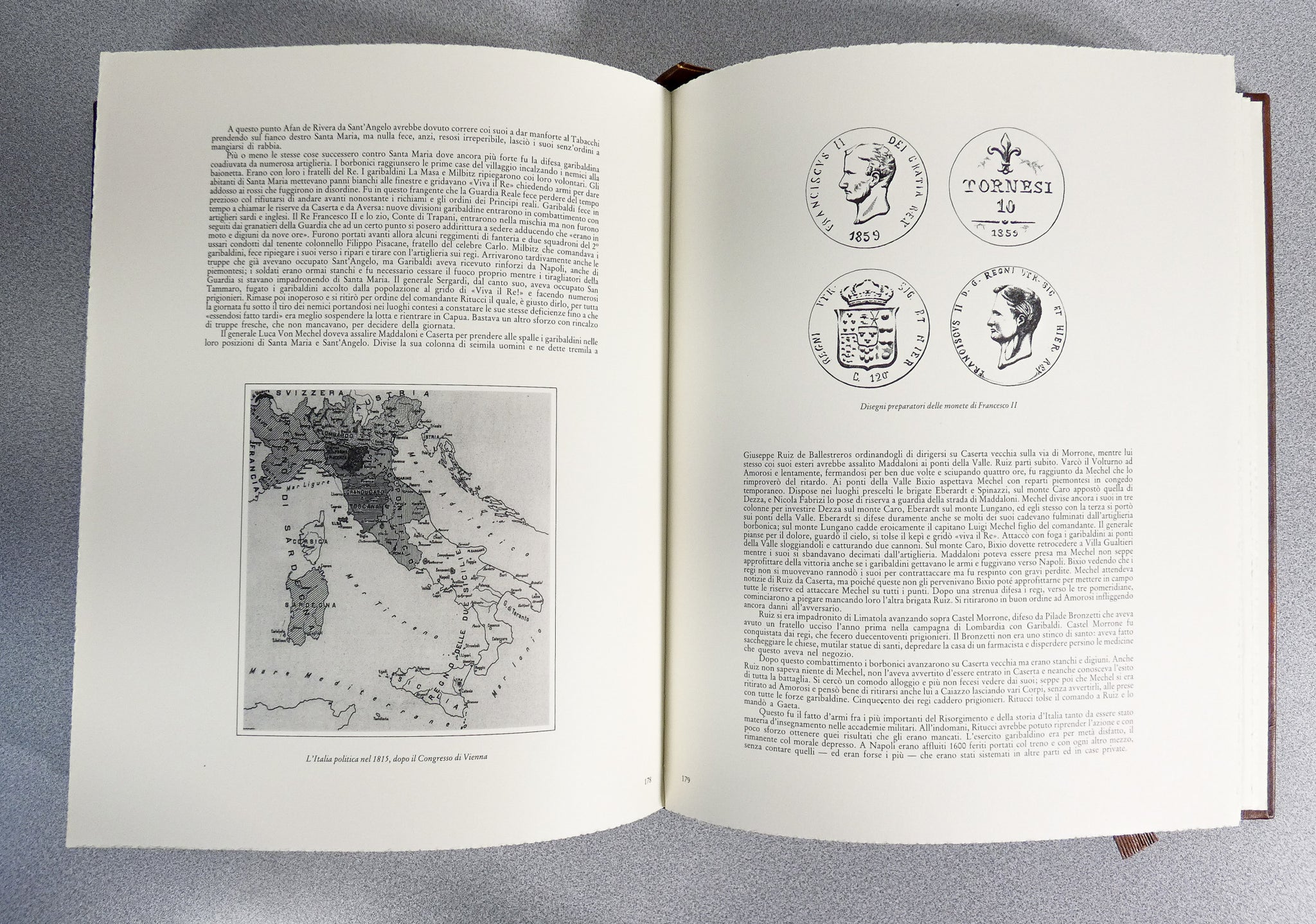 libro collezione borboni due sicilie editalia 1992 cuoio sbalzato ed limitata