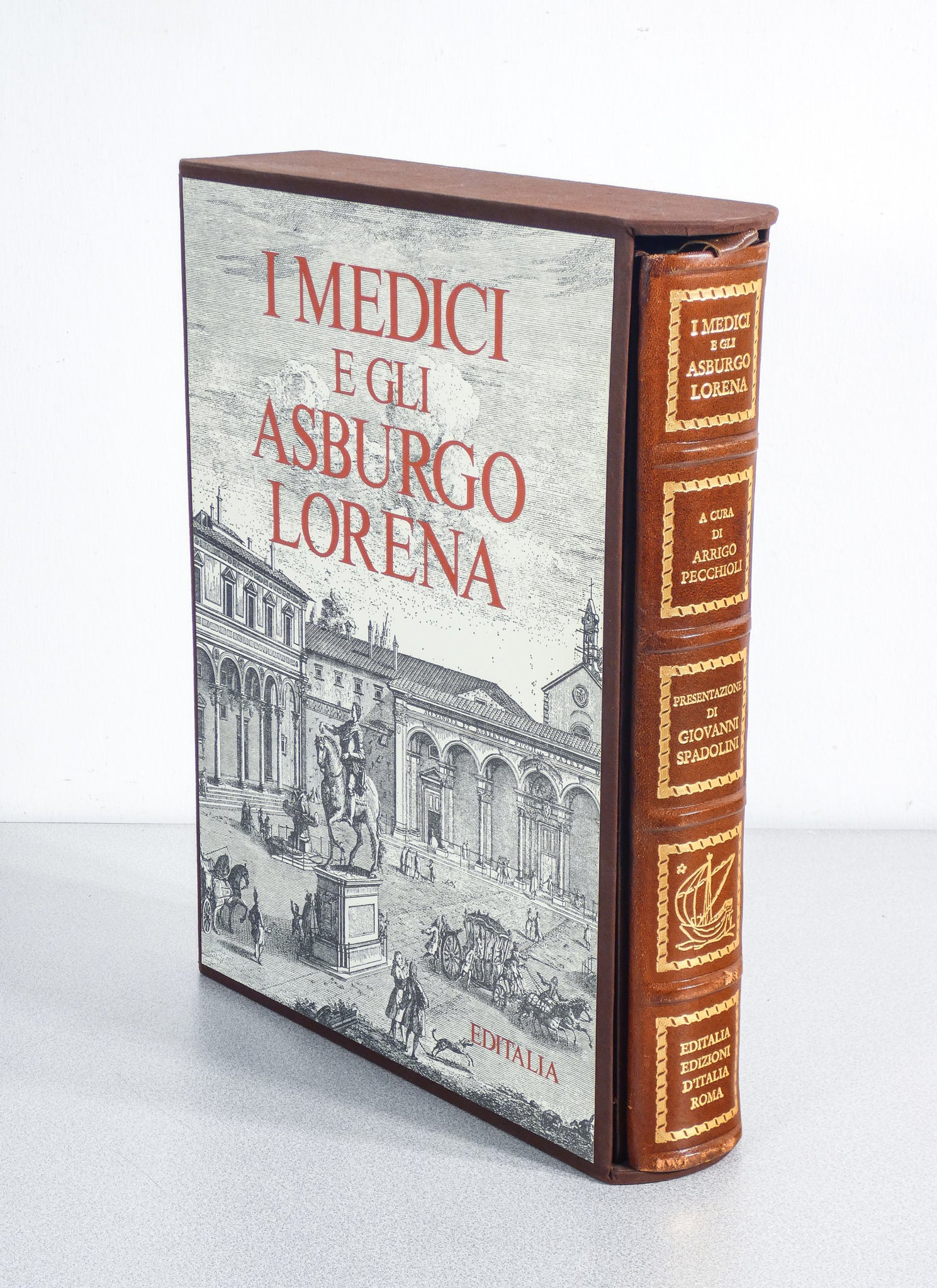 libro collezione medici asburgo lorena editalia 1991 cuoio sbalzato ed limitata