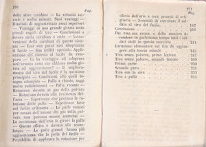 libro del tiro delle armi da fuoco delorme di quesney epoca 1851 antico