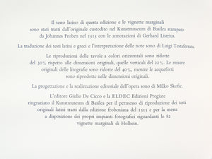 libro elogio della follia erasmo eldec 1978 tavole pietro annigoni numerata