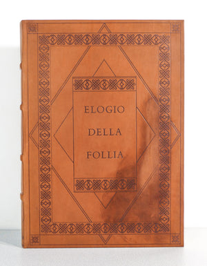 libro elogio della follia erasmo eldec 1978 tavole pietro annigoni numerata