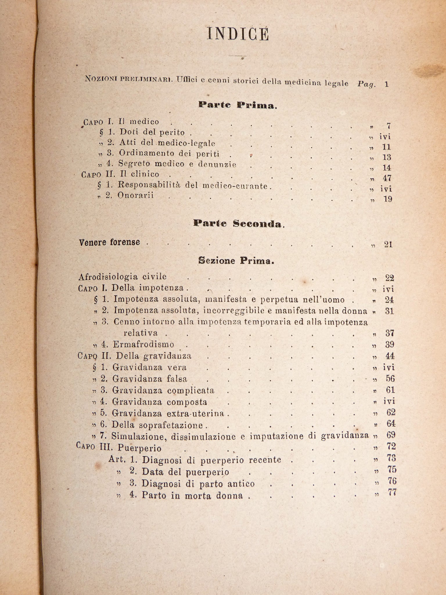 libro epoca trattato medicina legale secondo laura 1874 medico dottore volume