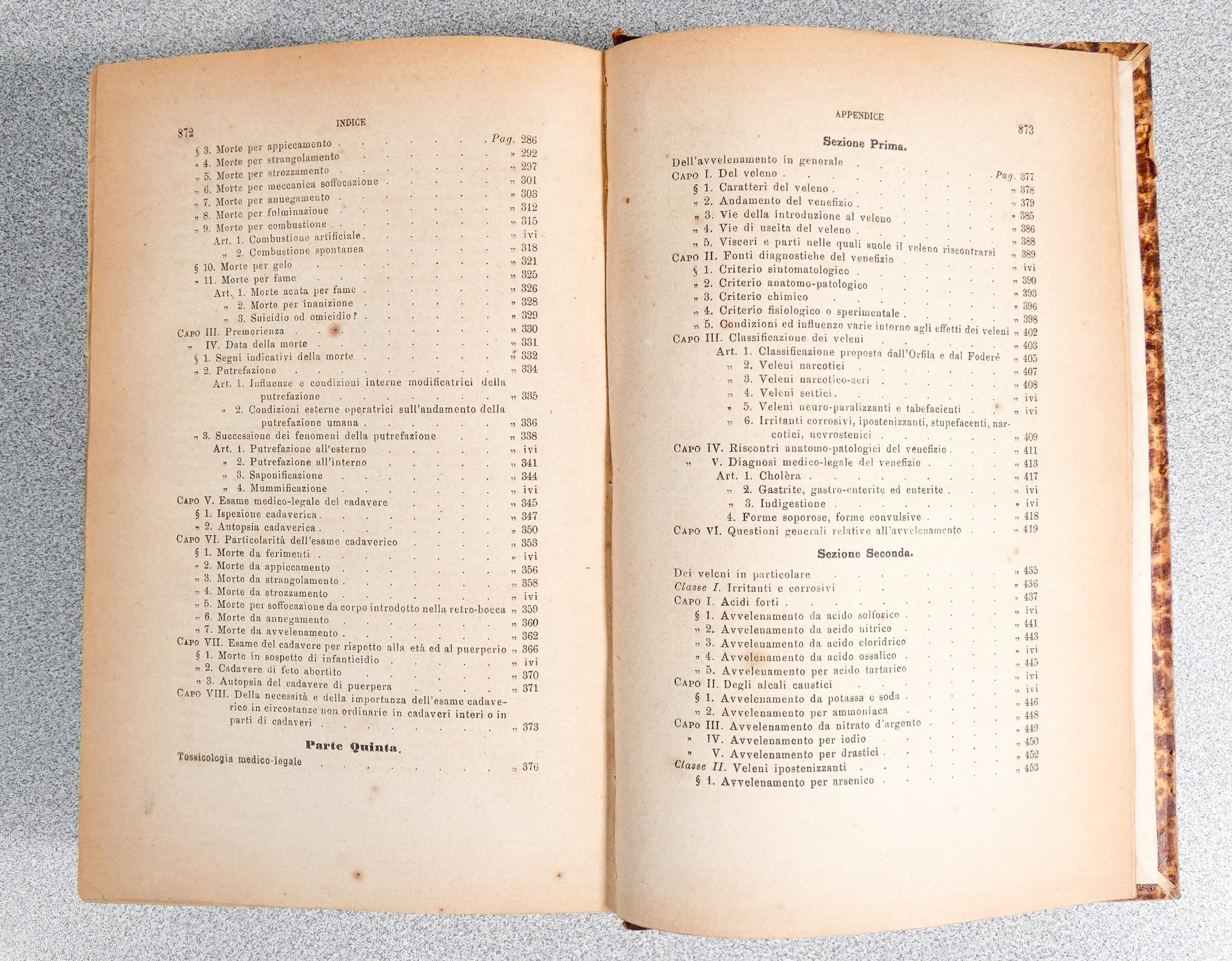 libro epoca trattato medicina legale secondo laura 1874 medico dottore volume