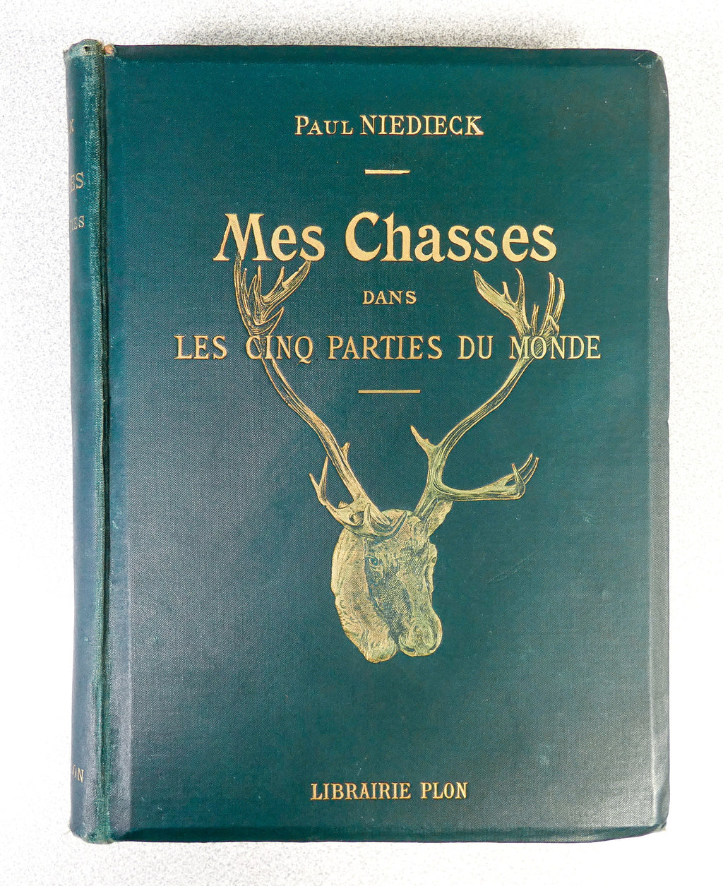 libro mes chasses dans les cinq parties du monde niedieck paul 1907 caccia