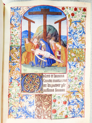 libro ore jean colombe xv sec manoscritto codice miniato libro fascimile
