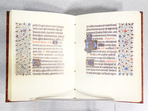 libro ore vergine tessitrice manoscritto miniature codice miniato fascimile