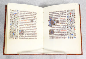 libro ore vergine tessitrice manoscritto miniature codice miniato fascimile