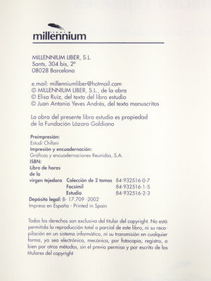 libro ore vergine tessitrice manoscritto miniature codice miniato fascimile