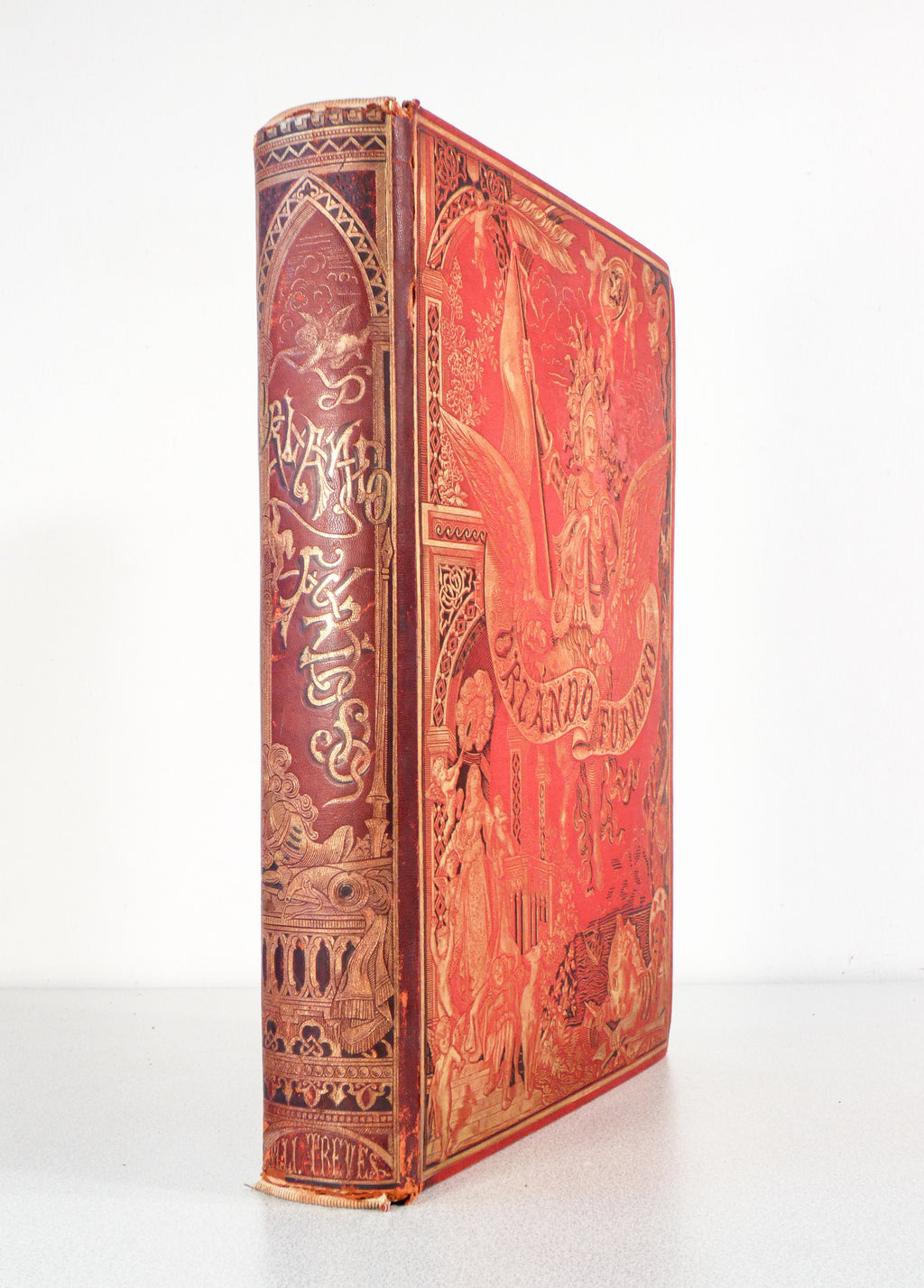 libro orlando fuorioso ludovico ariosto treves 1881 carducci epoca antico