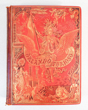 libro orlando fuorioso ludovico ariosto treves 1881 carducci epoca antico