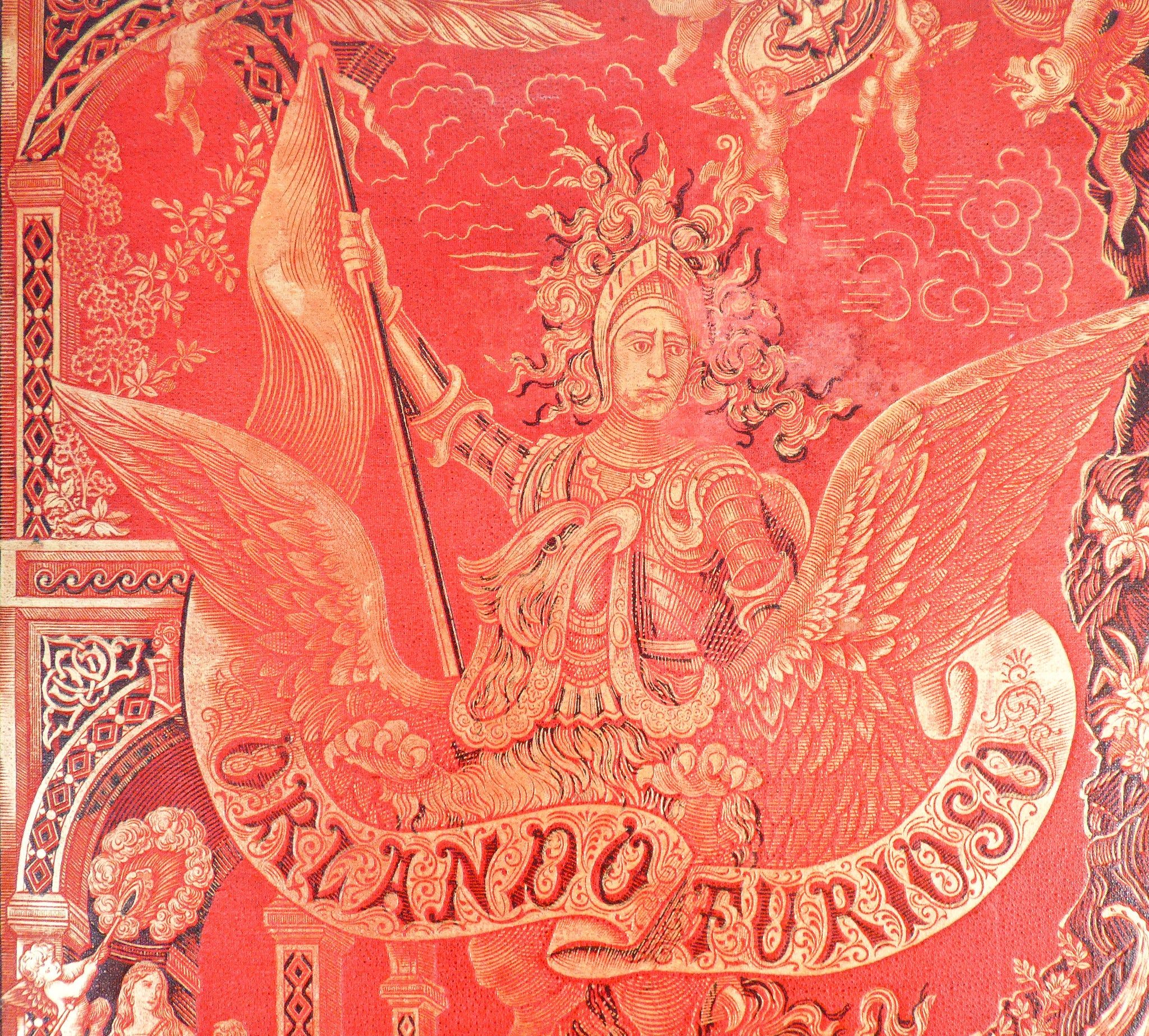 libro orlando fuorioso ludovico ariosto treves 1881 carducci epoca antico