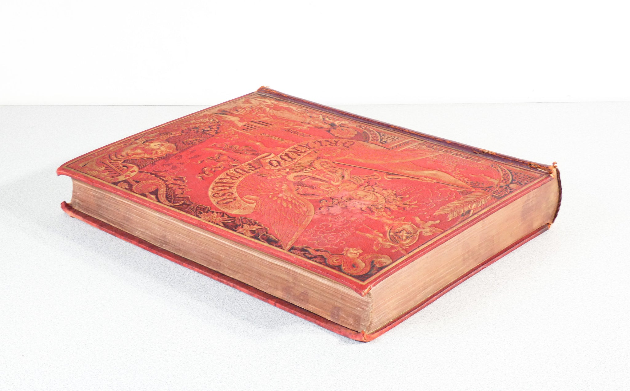 libro orlando fuorioso ludovico ariosto treves 1881 carducci epoca antico