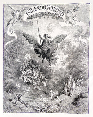 libro orlando fuorioso ludovico ariosto treves 1881 carducci epoca antico