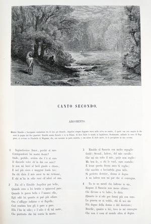 libro orlando fuorioso ludovico ariosto treves 1881 carducci epoca antico