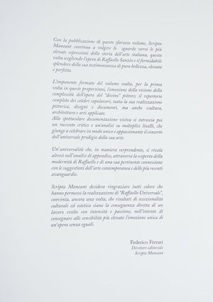 libro raffaello universale scripta maneant collezione rinascimento sublime