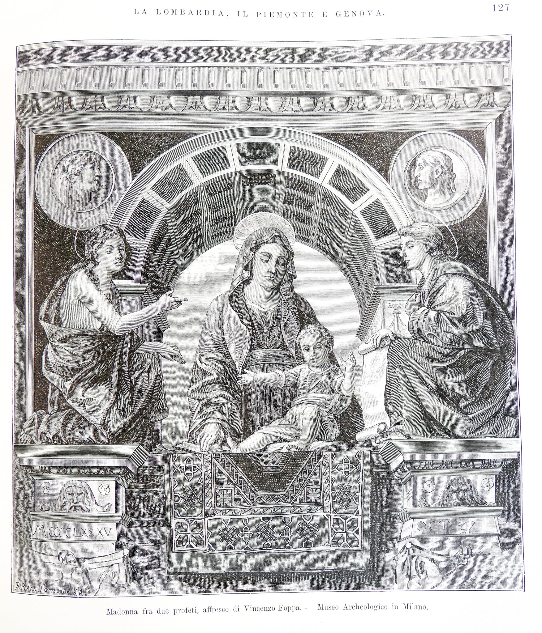libro tesori d arte dell italia c de lutzow 1886 405 incisioni stampe grafiche