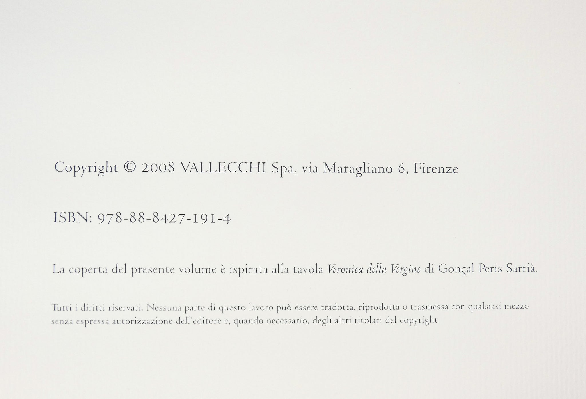 libro volti della vergine vallecchi 2008 teca ed limitata numerata collezione