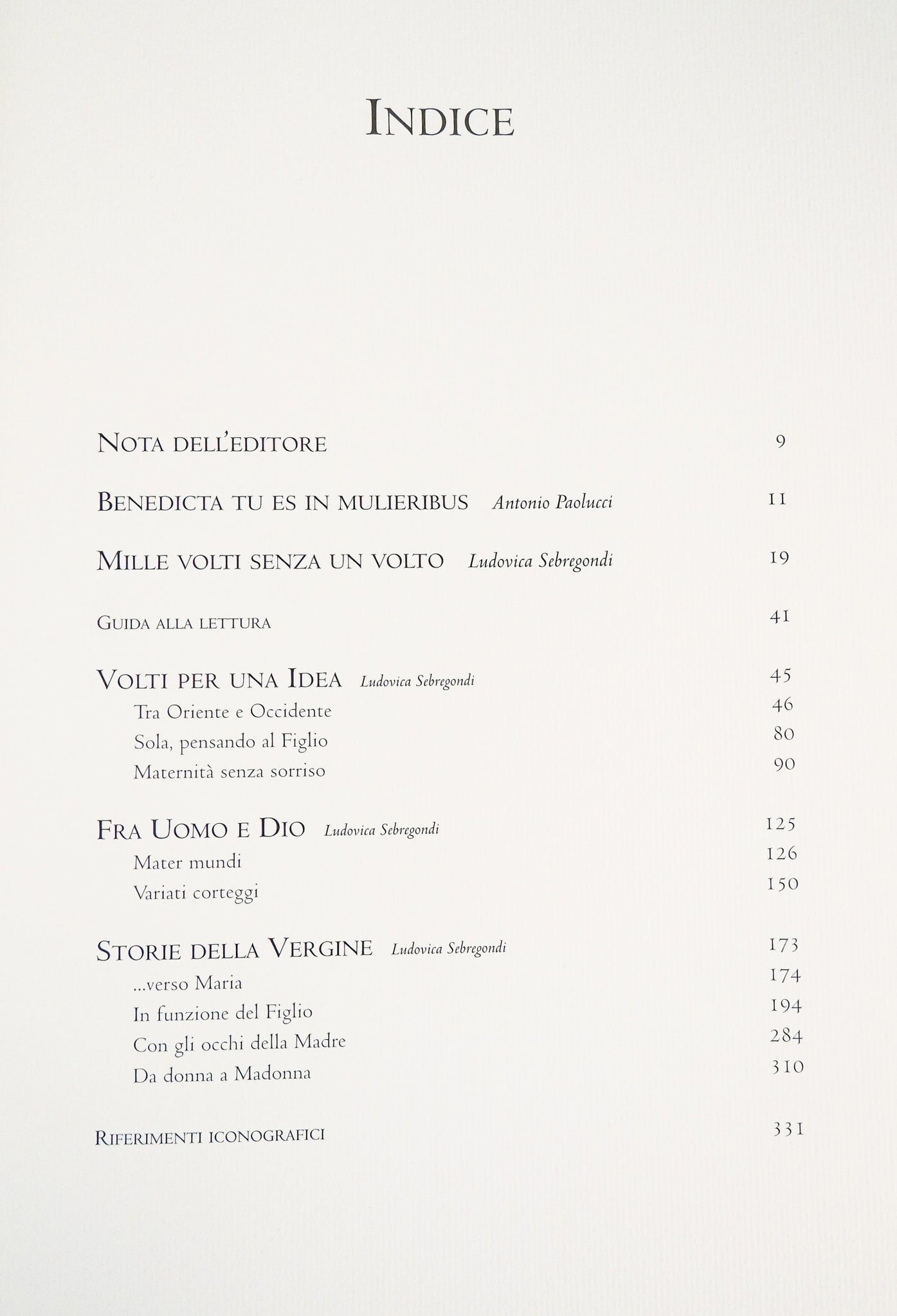 libro volti della vergine vallecchi 2008 teca ed limitata numerata collezione