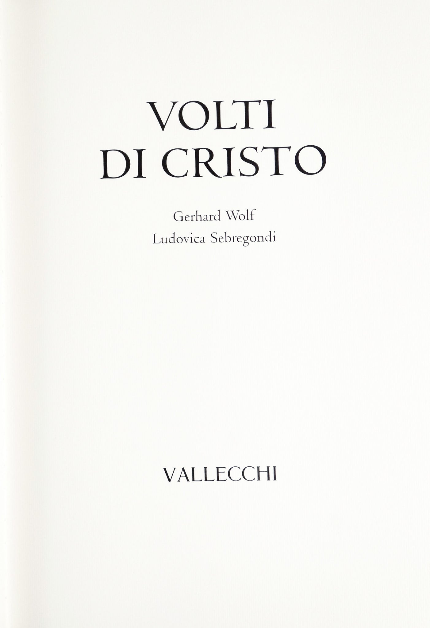 libro volti di cristo vallecchi 2006 teca ed limitata numerata collezione