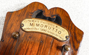 mandolino epoca marcello morutto torino intarsiato strumento musicale antico