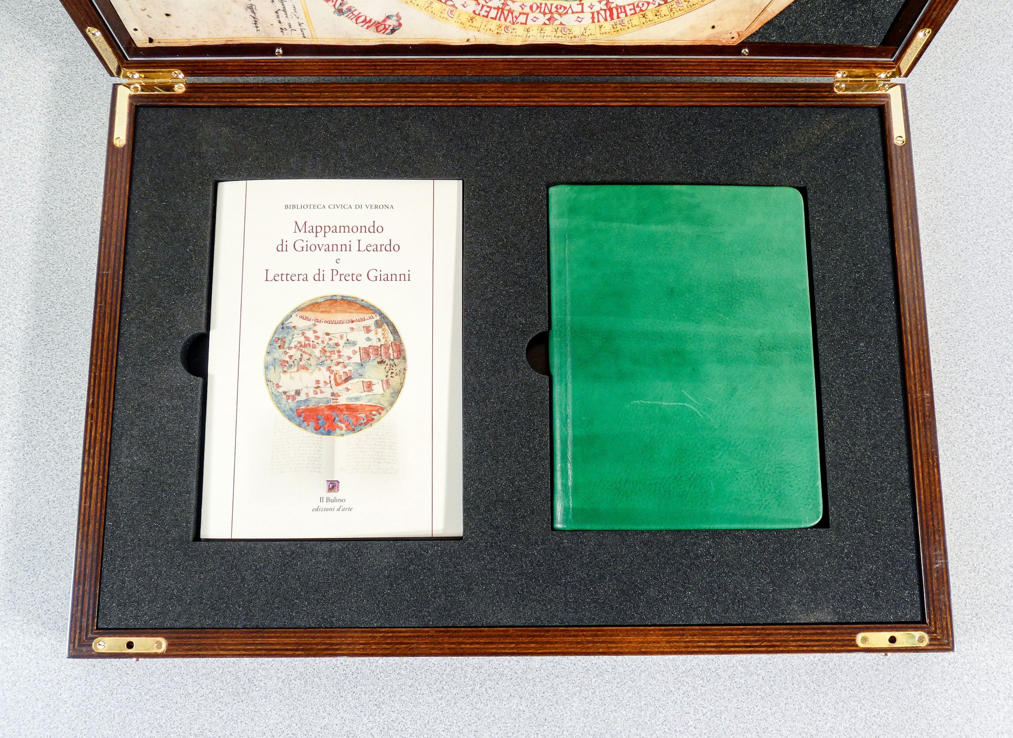 mappamondo giovanni leardo lettera prete gianni manoscritto fascimile bulino