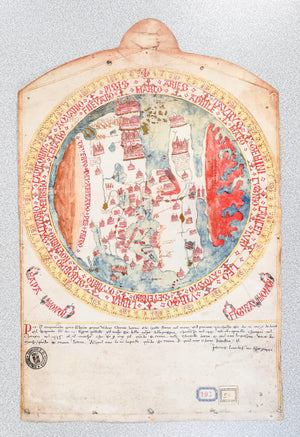 mappamondo giovanni leardo lettera prete gianni manoscritto fascimile bulino