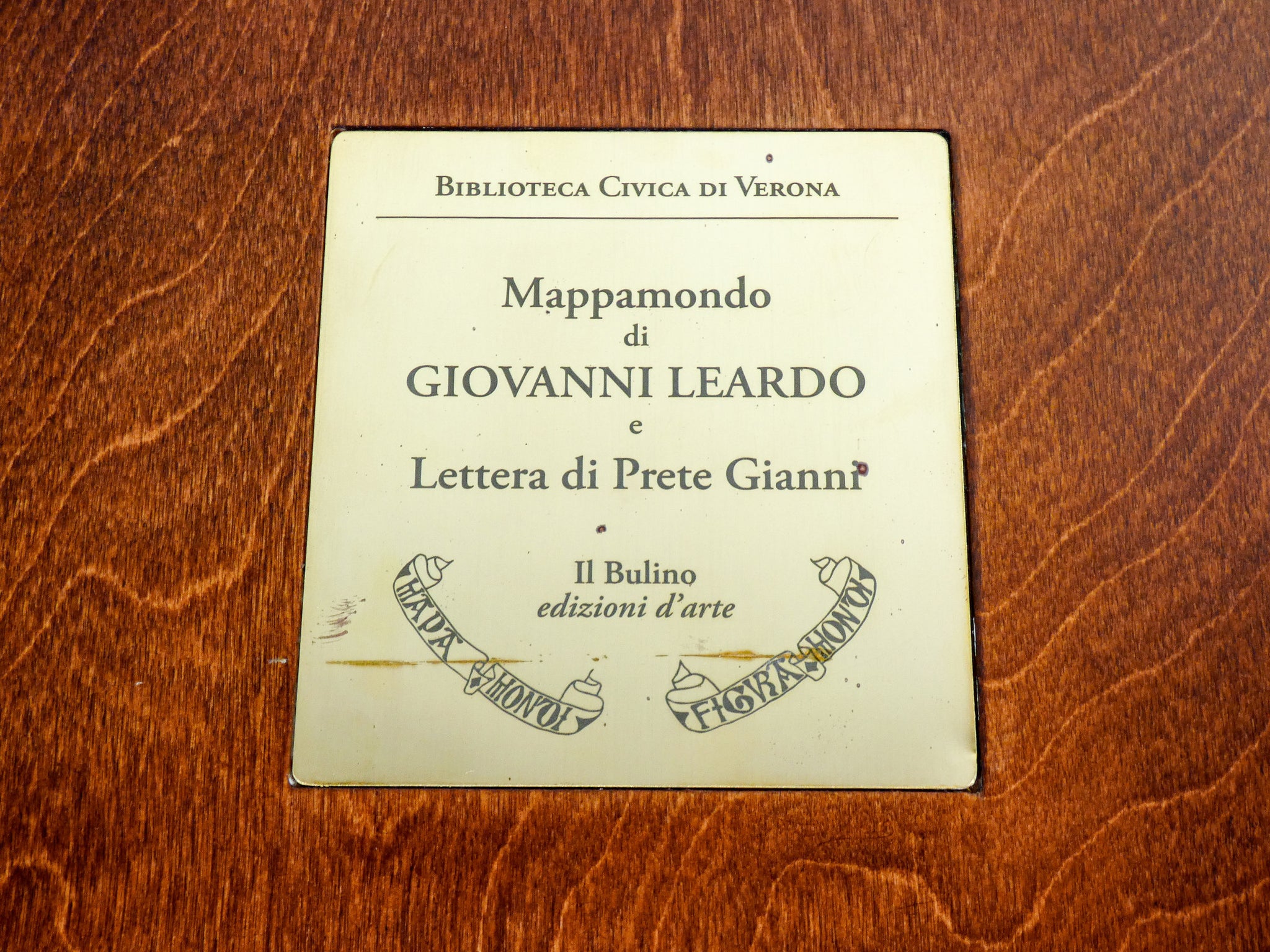 mappamondo giovanni leardo lettera prete gianni manoscritto fascimile bulino