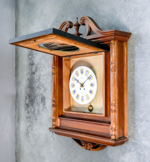 orologio pendolo da muro occhio di bue boulle stile luigi xiv epoca 1800