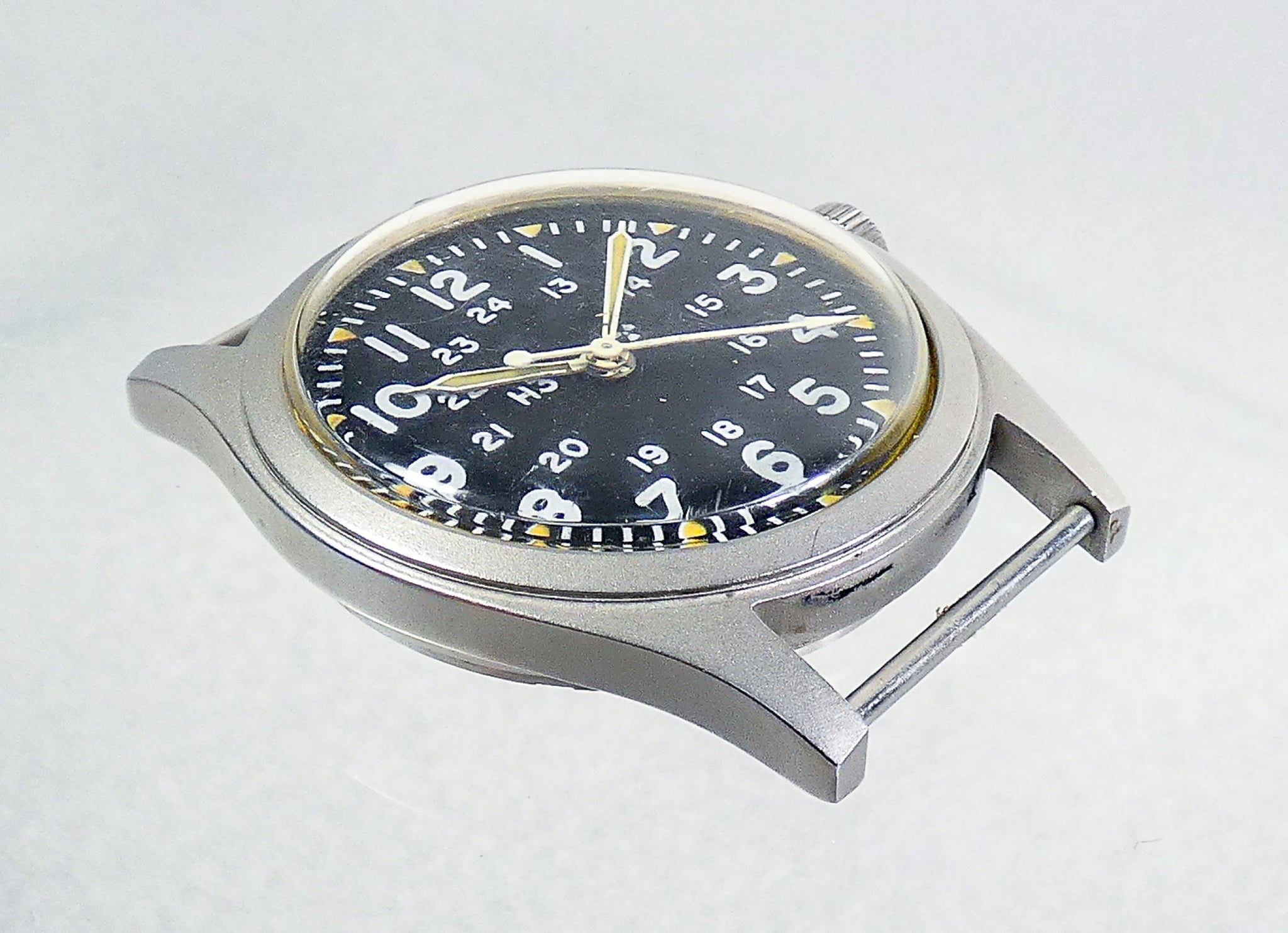 orologio polso hamilton h3 military mil w 46374b cal 447 1980s cinturino
