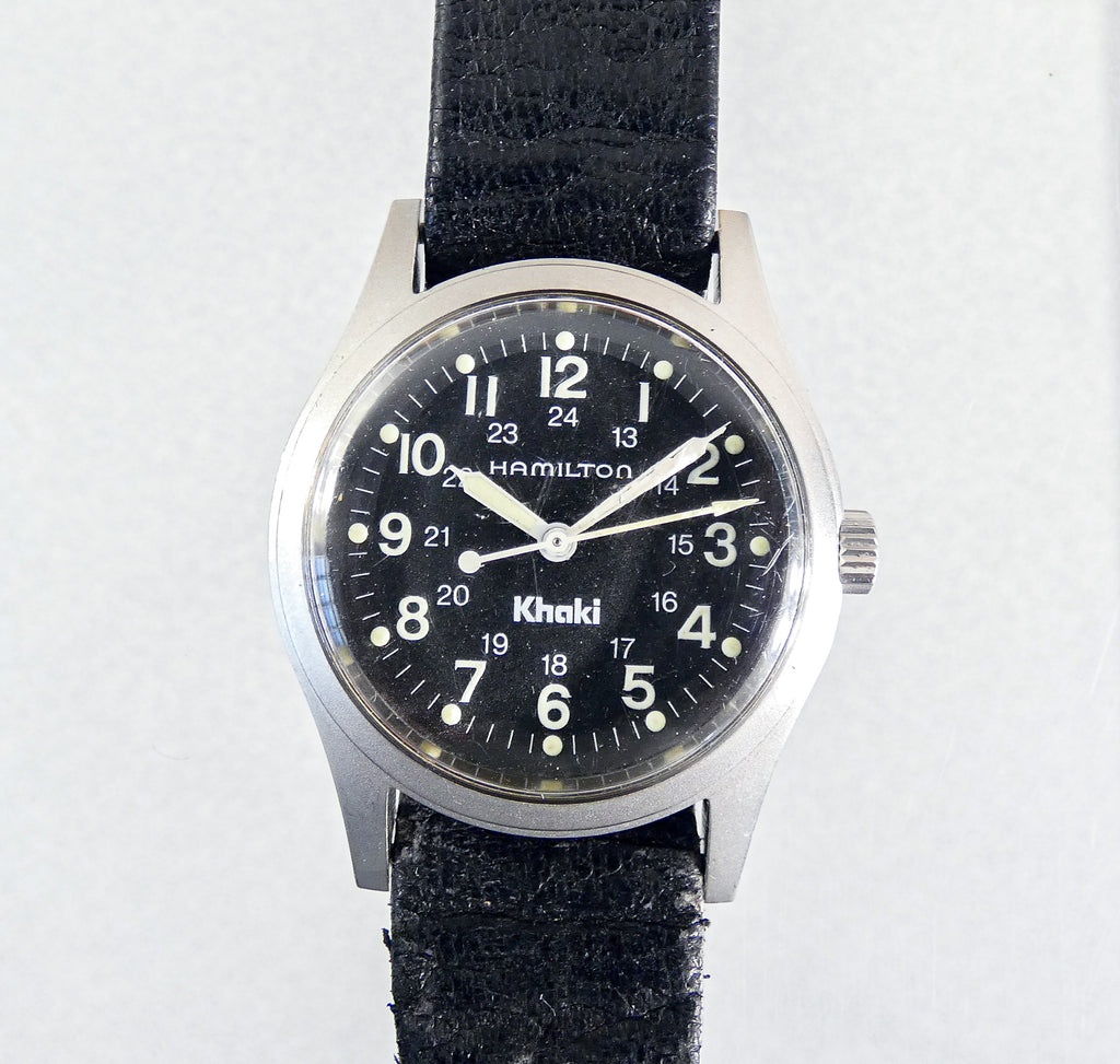 orologio polso hamilton khaki field cal eta 2801 2 1980s vintage carica manuale