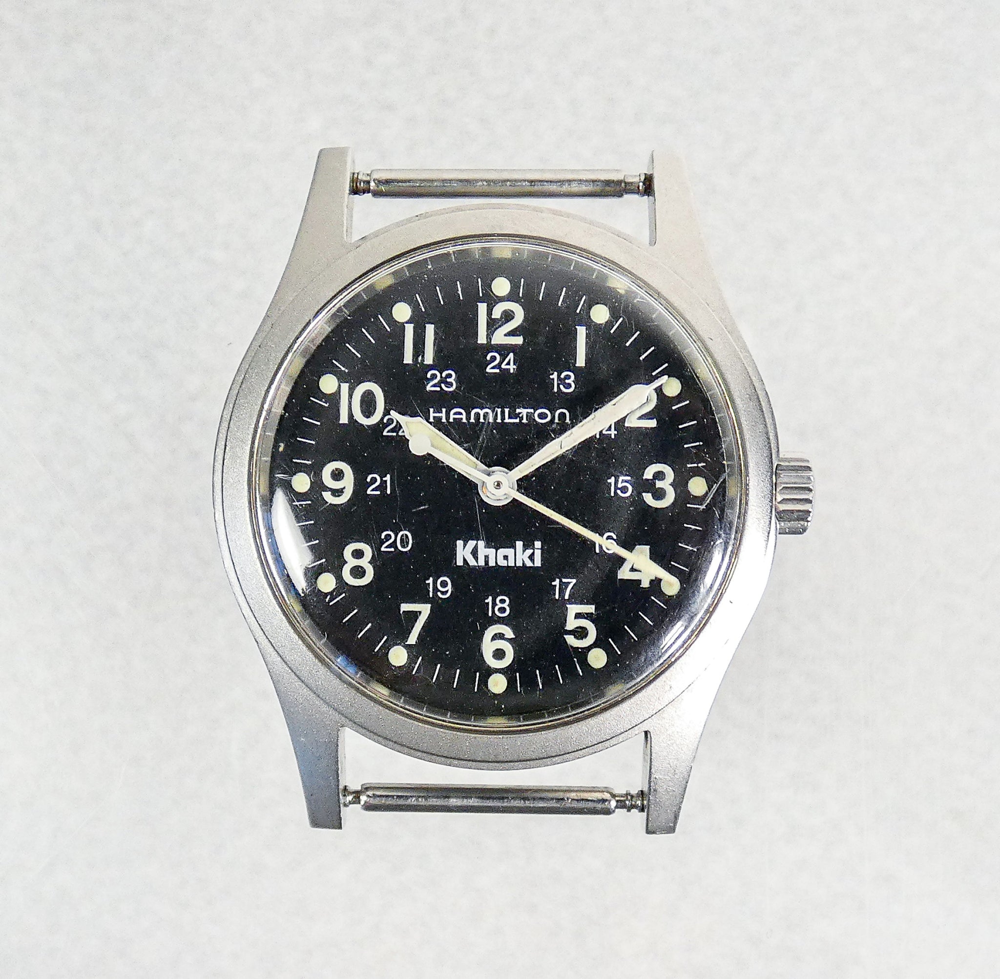 orologio polso hamilton khaki field cal eta 2801 2 1980s vintage carica manuale