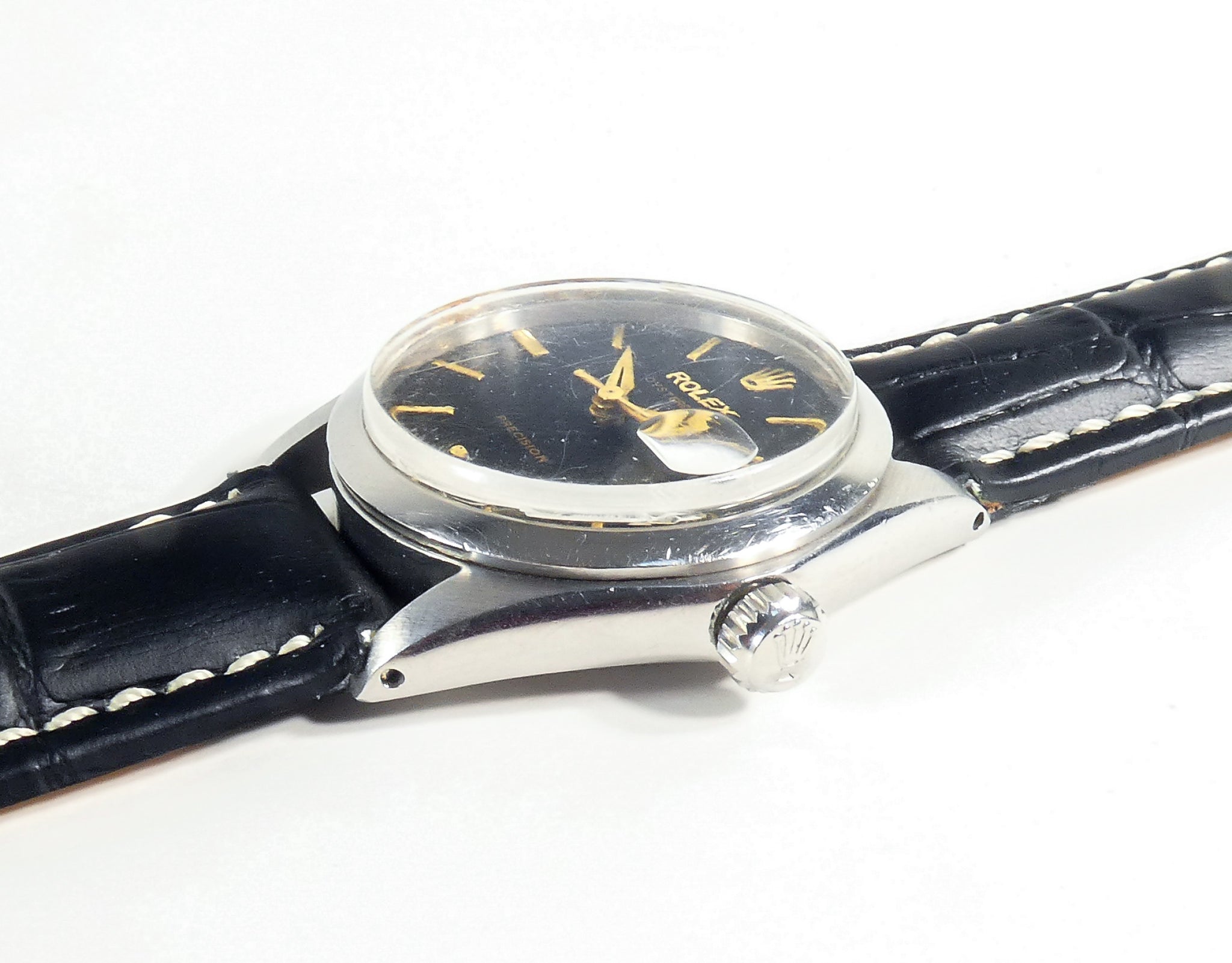 orologio polso rolex oyster date precision 6466 calendario 1960s wrist watch