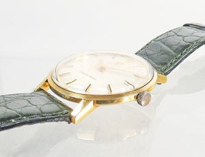 orologio tissot seastar seven cassa oro 18k 750 1960s da polso carica manuale