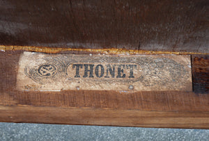 panca panchina thonet legno faggio curvato epoca fine 1800 sedia poltrona