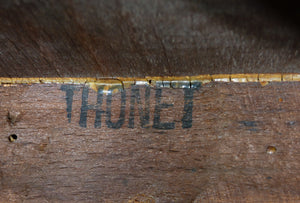 panca panchina thonet legno faggio curvato epoca fine 1800 sedia poltrona